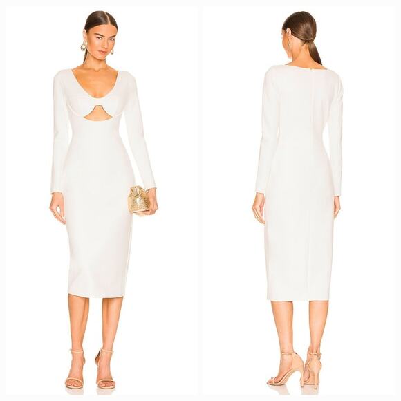 NBD Gracen Midi Dress in White - Picture 1 of 13